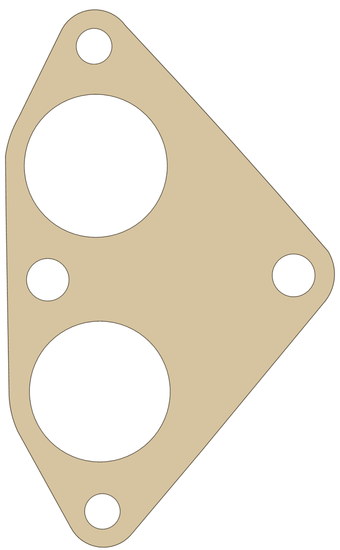 Kawasaki Mule 3010 Gasket gasket outline