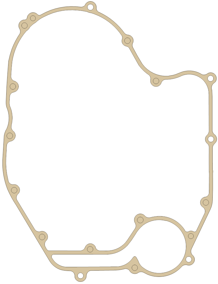 Kawasaki VN2000 Gasket gasket outline