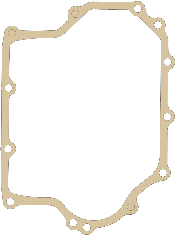 Kawasaki KG4000 Gasket gasket outline