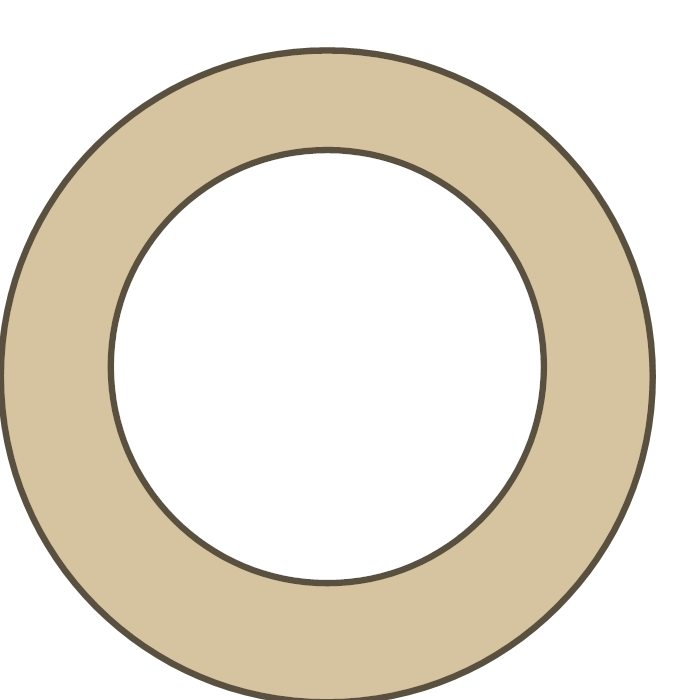 Kawasaki Gasket gasket outline, OEM 11009-2045, B material