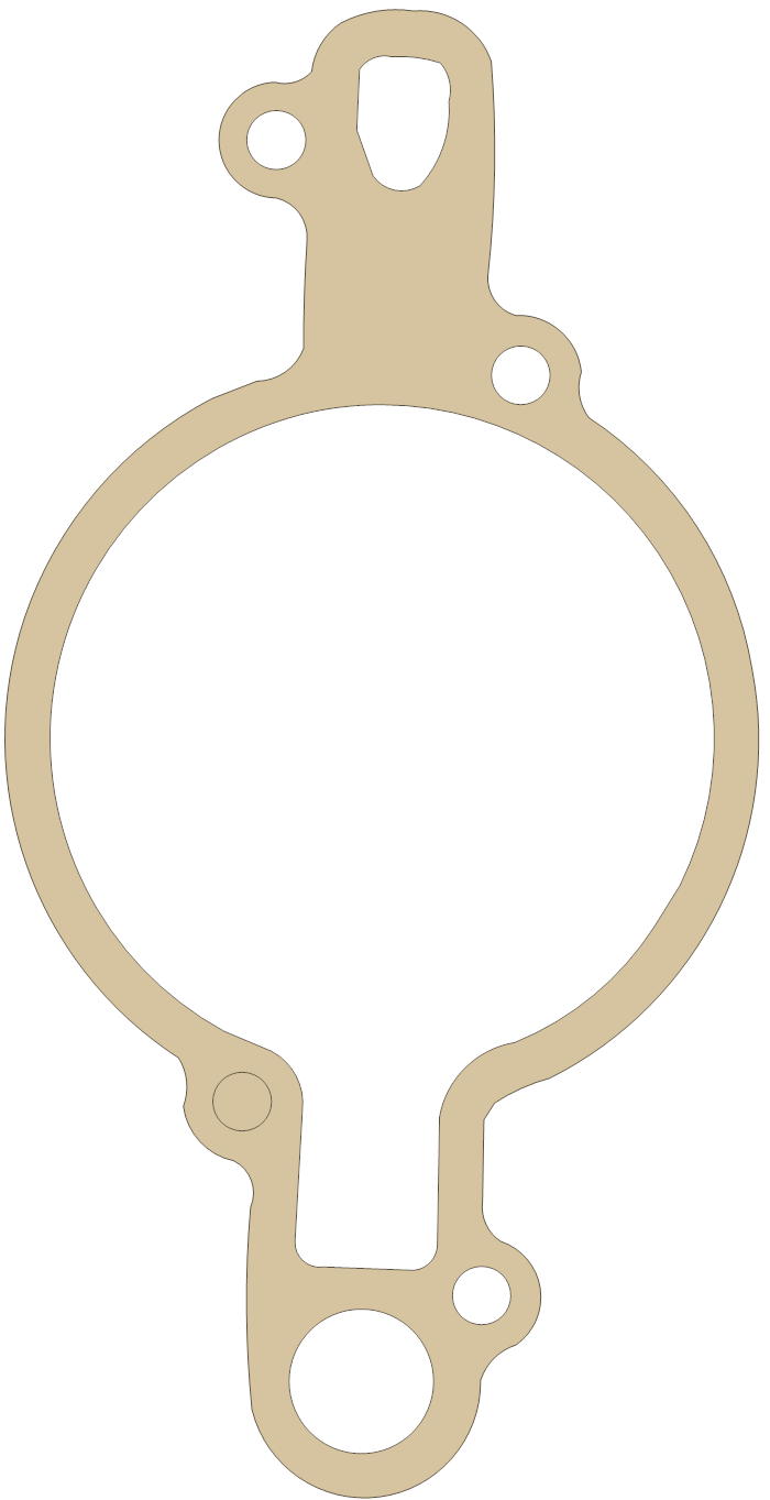 Kawasaki KZ1300 Oil Filter Cap gasket outline
