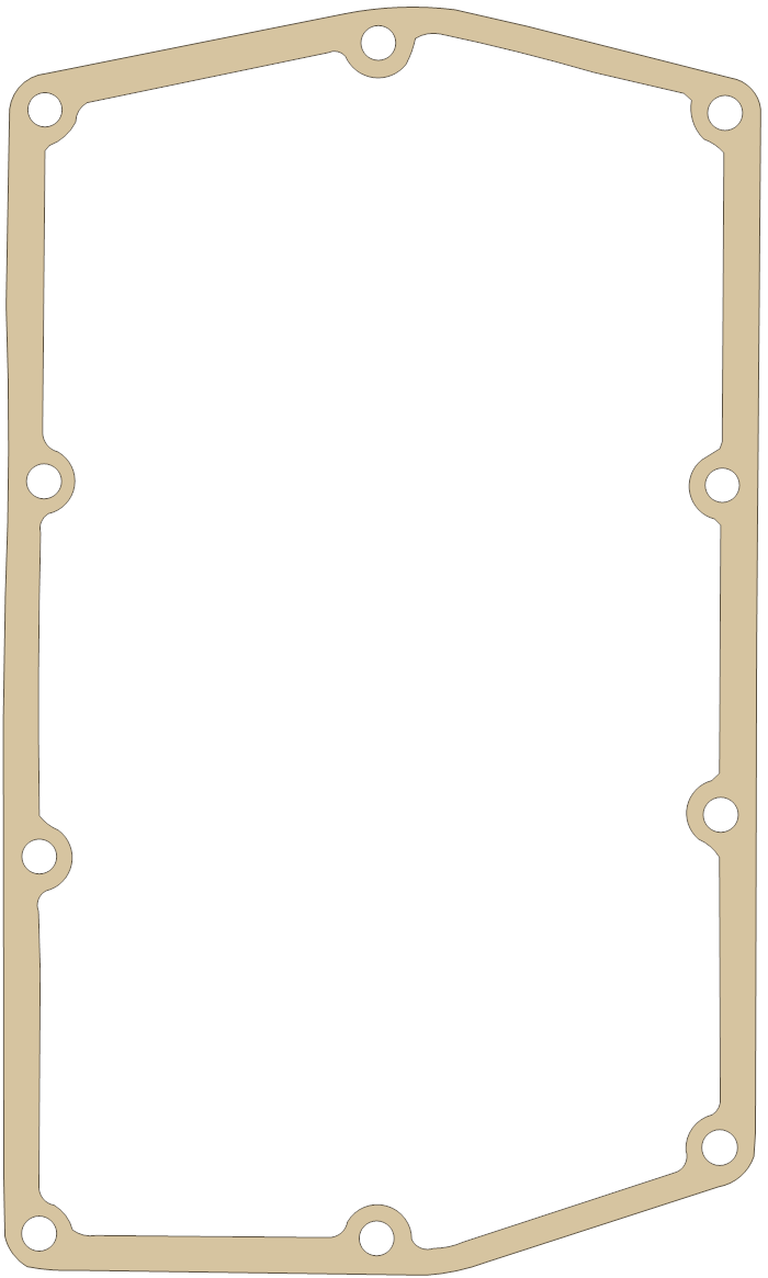 Kawasaki EN500 Oil Pan gasket outline
