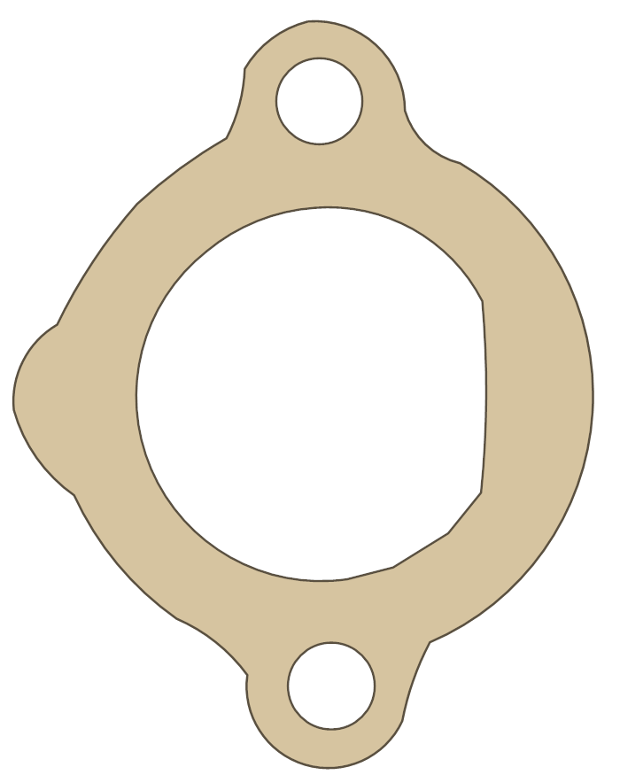 Kawasaki GA1000 Gasket gasket outline