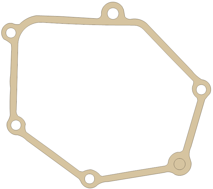 Kawasaki VN750 Transmission gasket outline