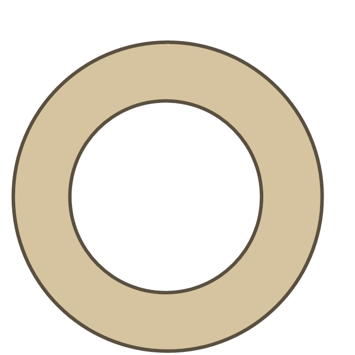 Kawasaki Gasket gasket outline, OEM 11009-2025, B material