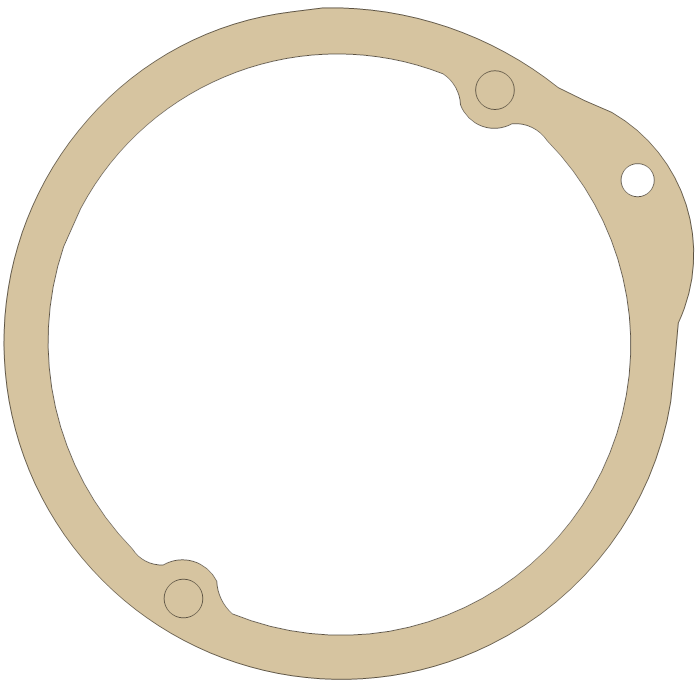 Kawasaki KZ700 Pulsing Coil gasket outline