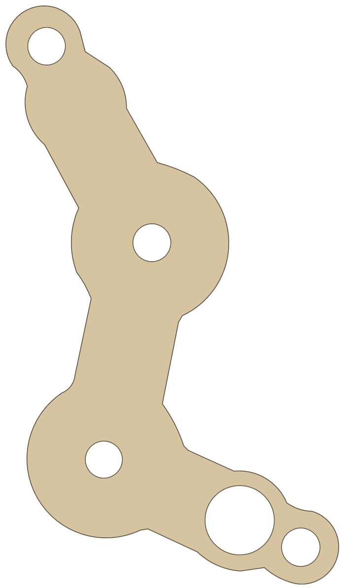 Kawasaki VN800 Gasket gasket outline