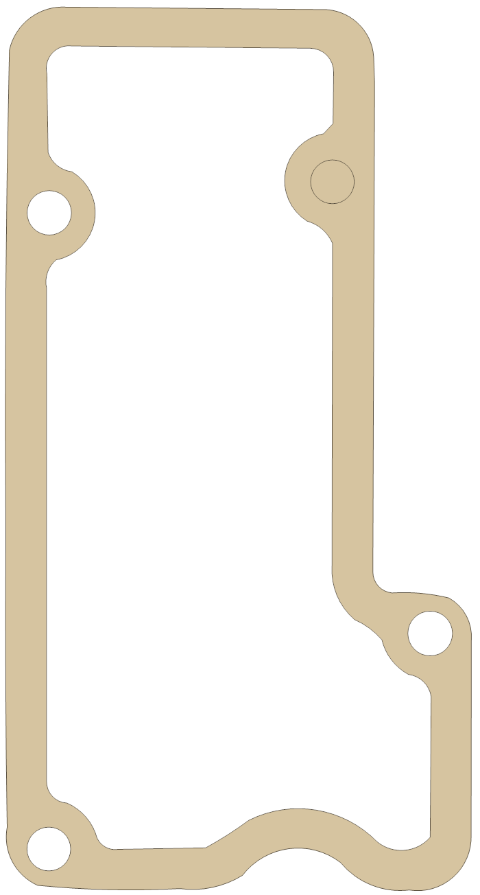 Kawasaki ZR1100 Breather Body gasket outline