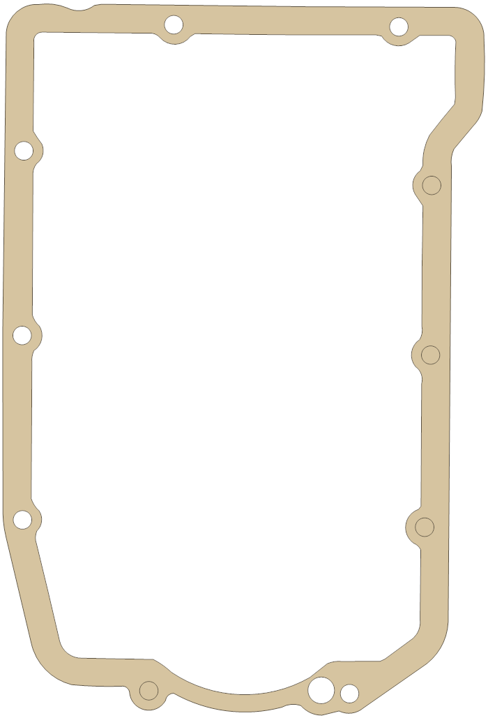 Kawasaki ZX600 Oil Pan gasket outline