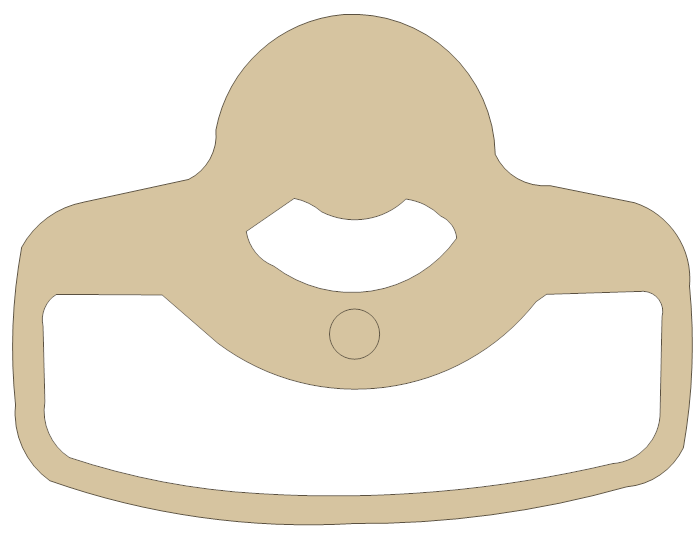 Kawasaki Gasket gasket outline, OEM 11060-1399, A material