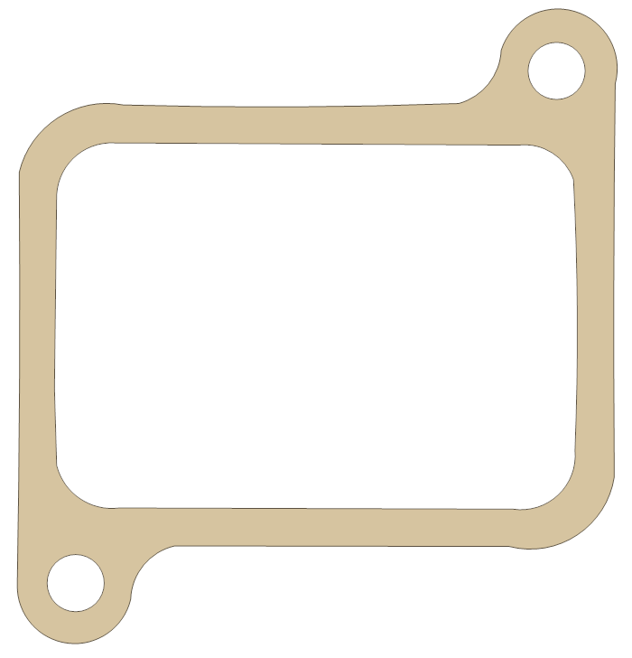 Kawasaki VN1500 Reed Valve Cap gasket outline