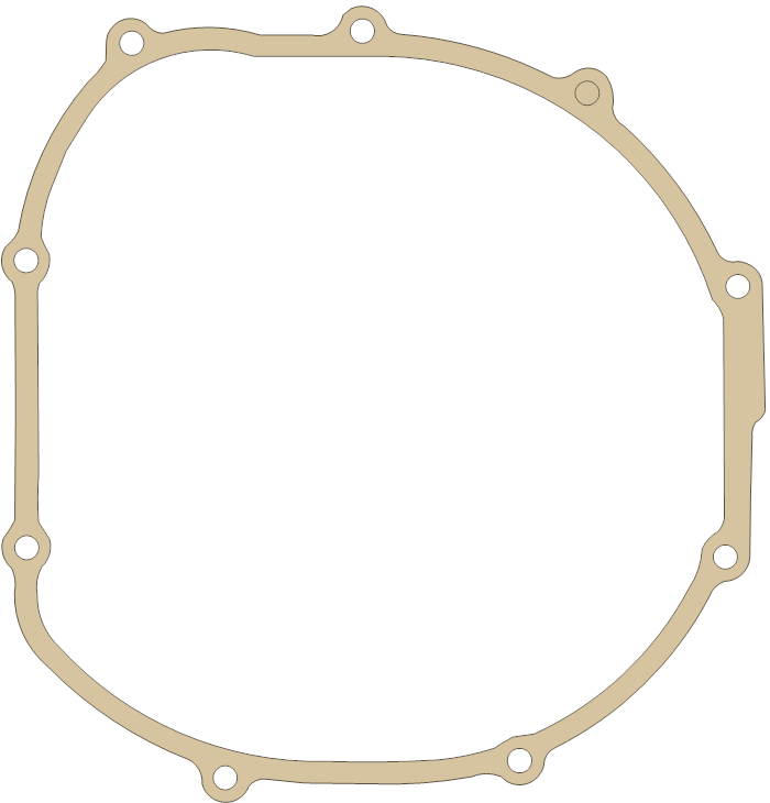 Kawasaki VN750 Clutch Cover gasket outline