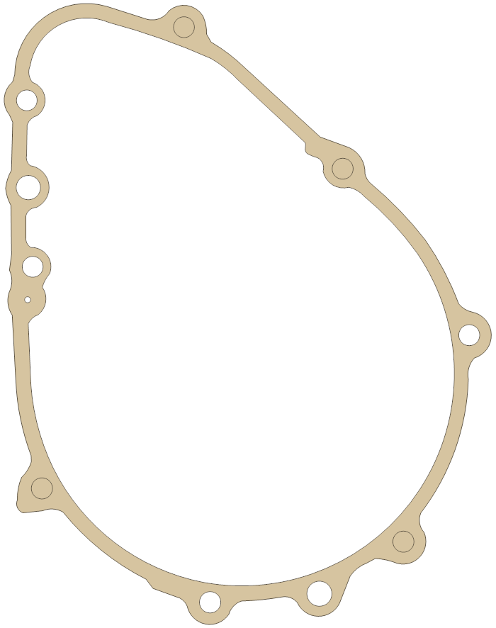 Kawasaki ZX900 Generator  Cover gasket outline
