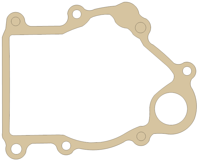 Kawasaki VN800 Transmission gasket outline
