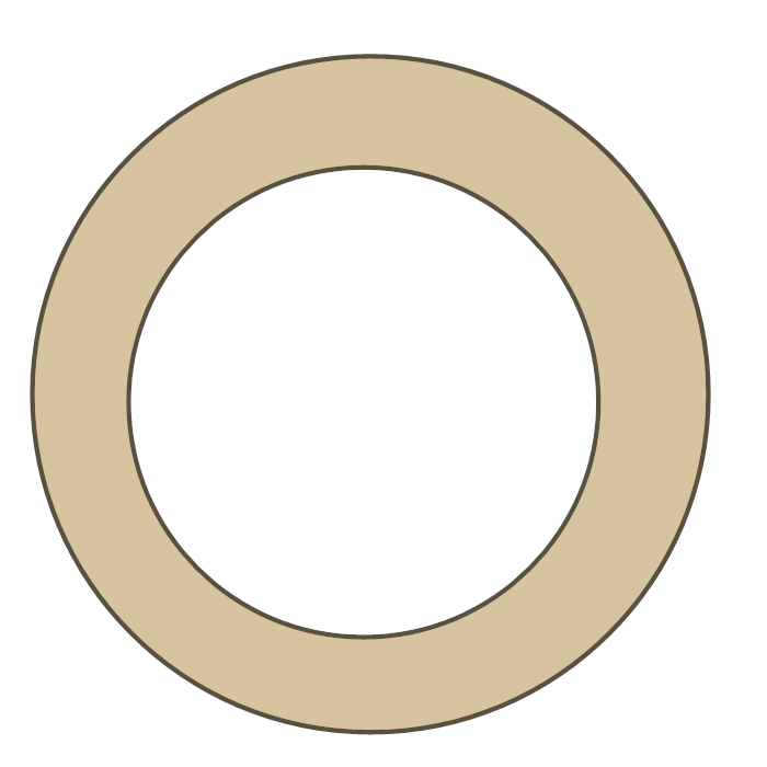 Kawasaki Gasket gasket outline, OEM 11060-1386, B material