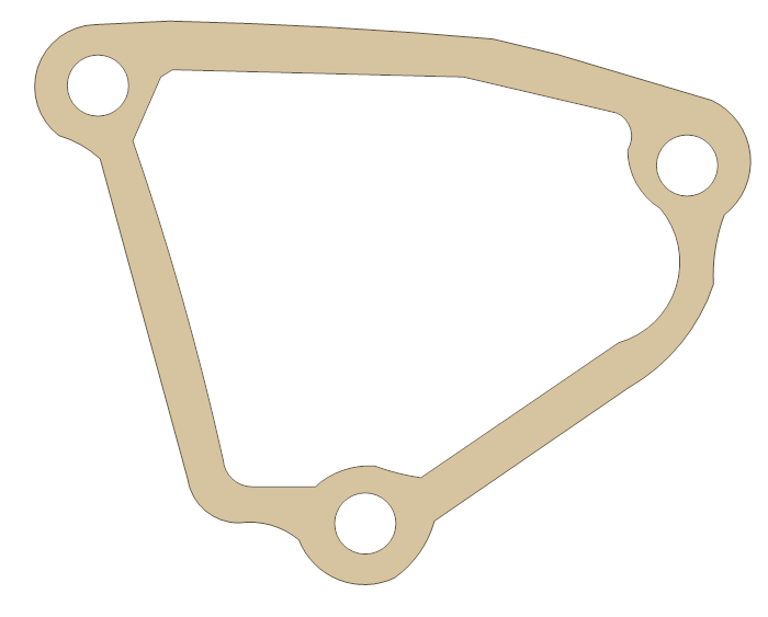 Kawasaki KDX200 RH, Governer gasket outline
