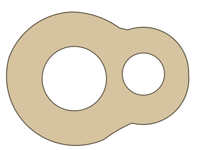 Kawasaki KX250 Governor Rod gasket outline