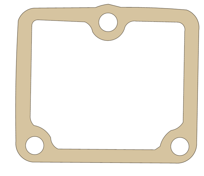 Kawasaki KX125K Main Cover gasket outline