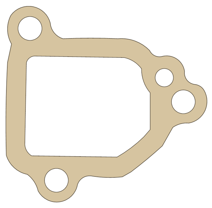 Kawasaki KDX200 RH, Cover gasket outline