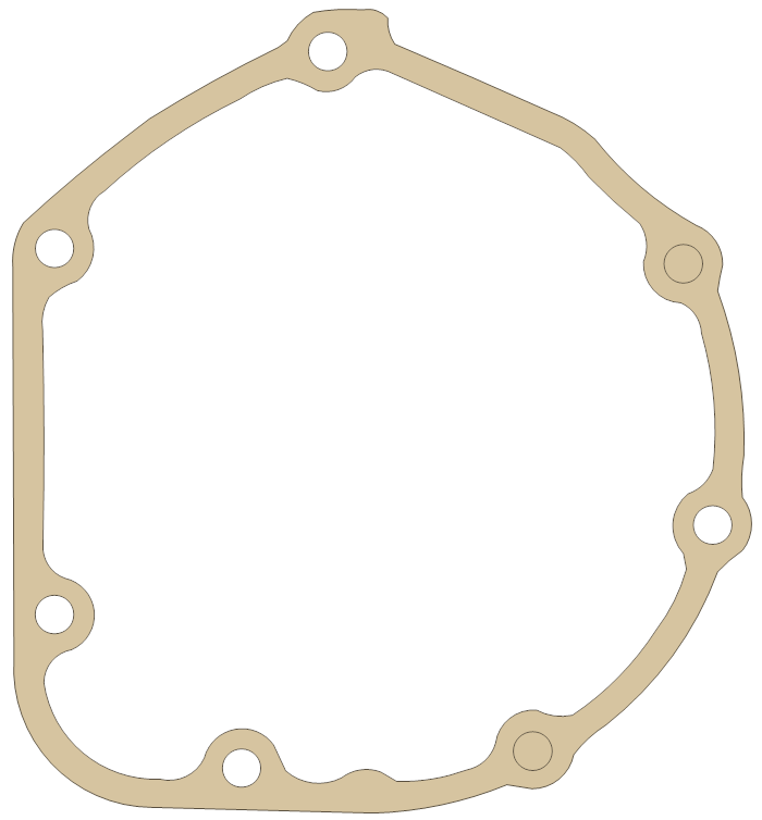 Kawasaki ZG1000 Pulsing Cover gasket outline