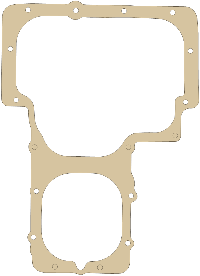 Kawasaki KZ1100 Oil Pan gasket outline