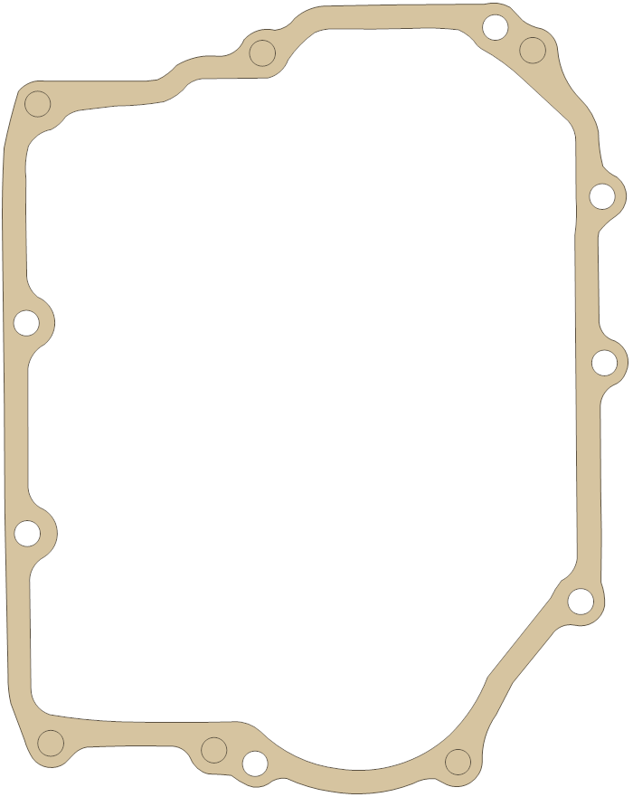 Kawasaki KG5000 Gasket gasket outline