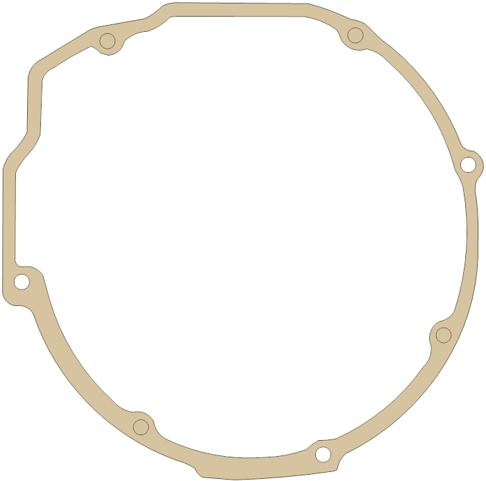Kawasaki ZX-7R Breather Cover gasket outline