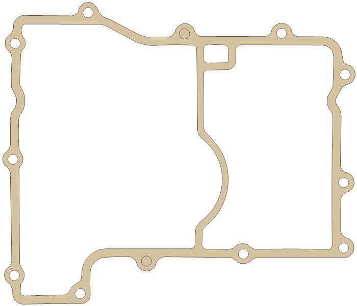 Kawasaki ZX-7RR Oil Pan gasket outline