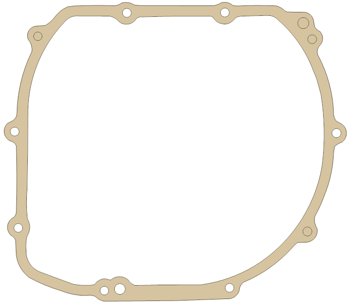 Kawasaki ZX-6 Clutch Cover gasket outline