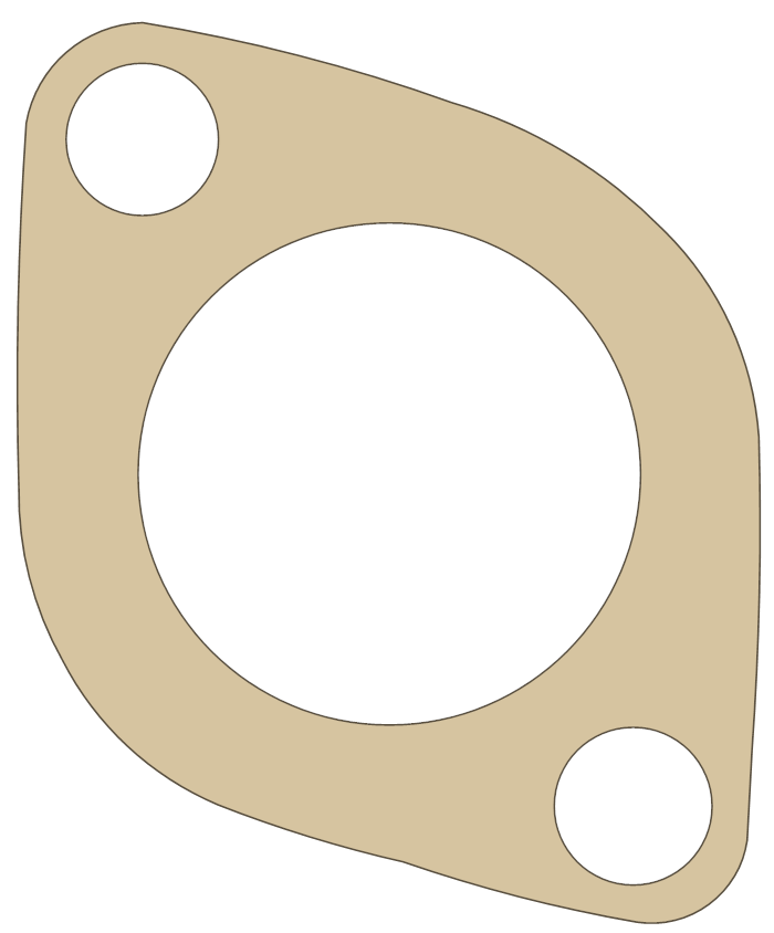 Kawasaki JH750SS Reed gasket outline