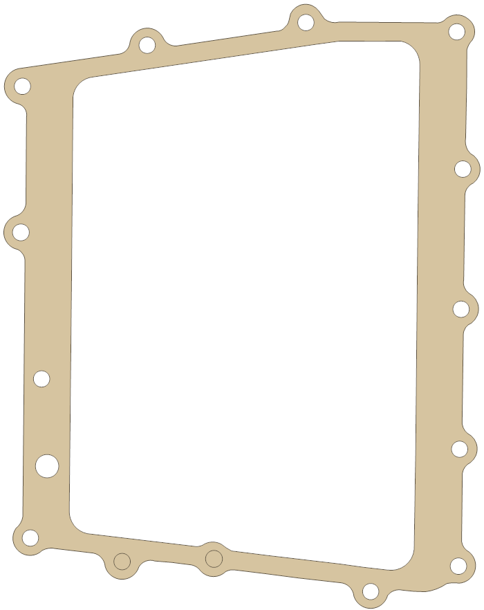 Kawasaki ZX-10R Oil Pan gasket outline