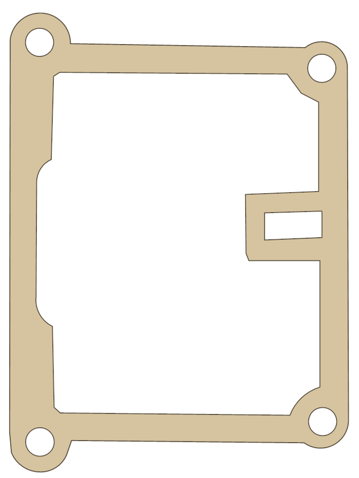 Kawasaki Z750 Gasket gasket outline