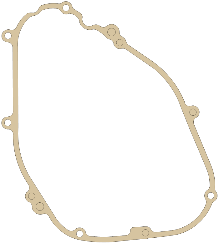 Kawasaki KLR 650 Generator Cover gasket outline