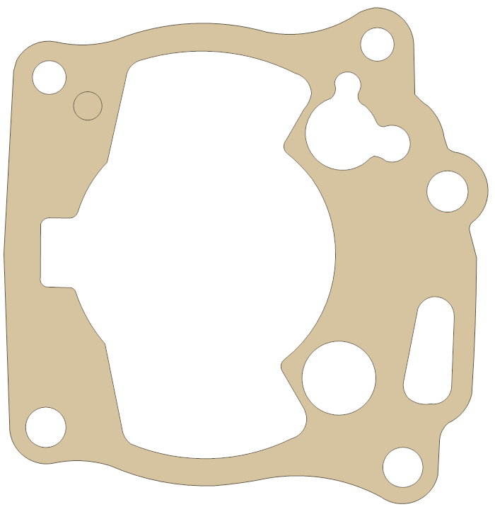 Kawasaki Cylinder gasket outline, OEM 11060-1955, A material