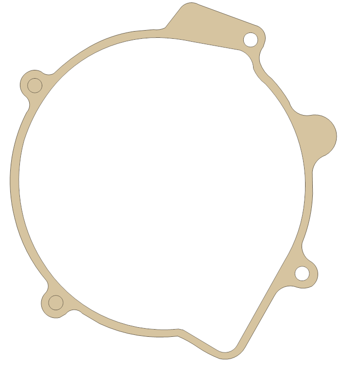 Kawasaki KVF300 Recoil Starter gasket outline