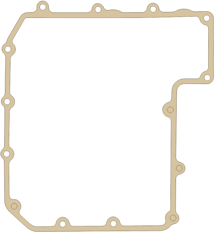Kawasaki ZX-9R Oil Pan gasket outline