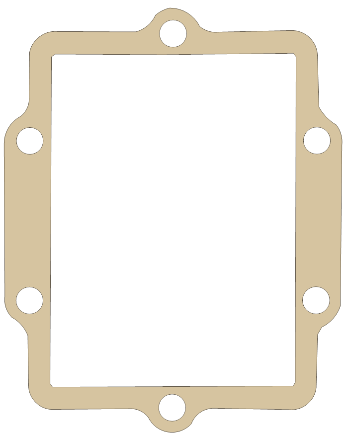 Kawasaki JH 1200 Reed Valve gasket outline