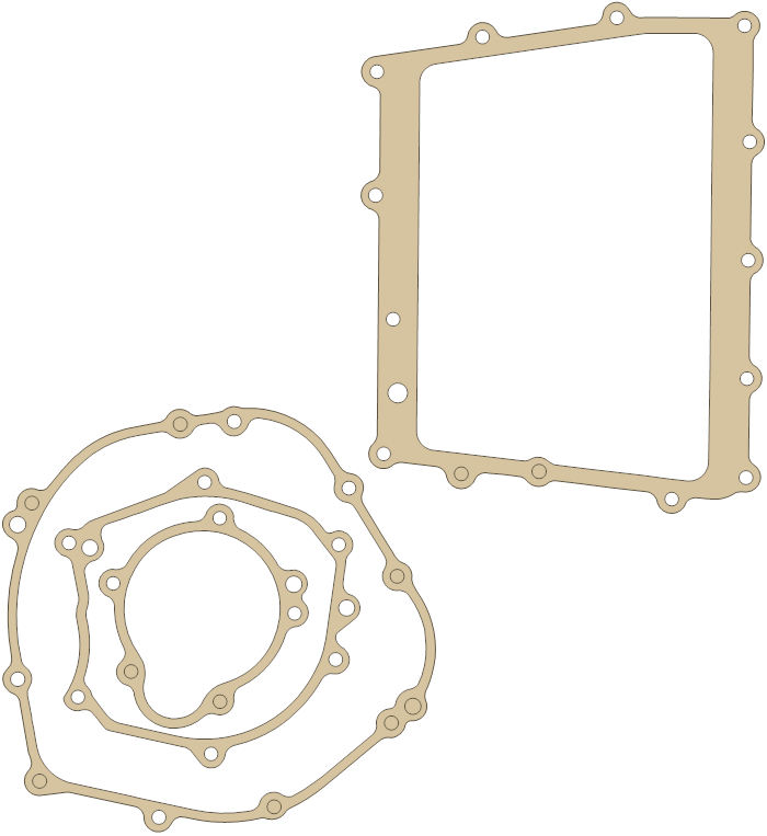 Kawasaki C8682 Custom gasket outline, OEM C8682 Custom, A material
