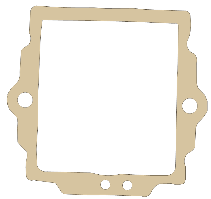 Bombardier Gasket gasket outline, OEM 404143700, A material