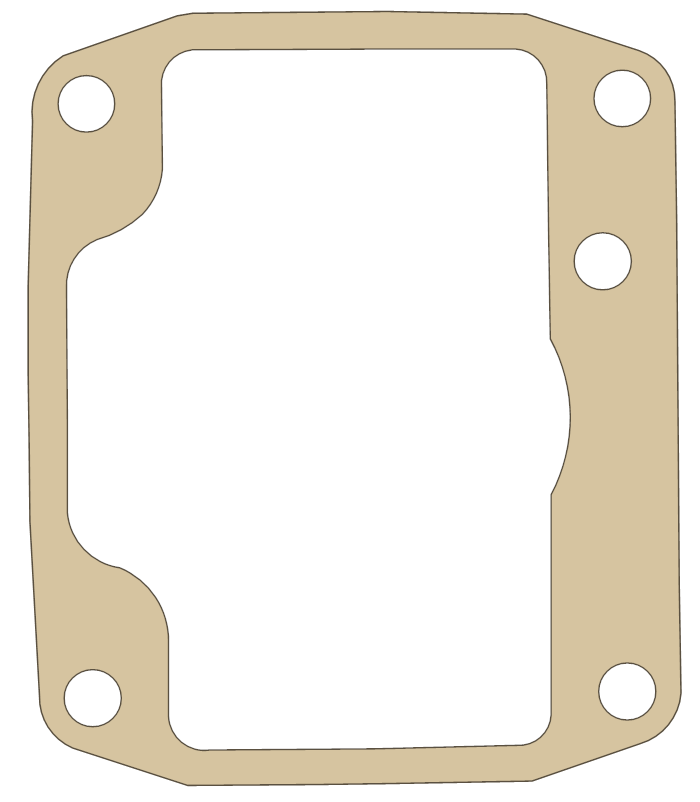 Bombardier Gasket gasket outline, OEM 404104700, B material