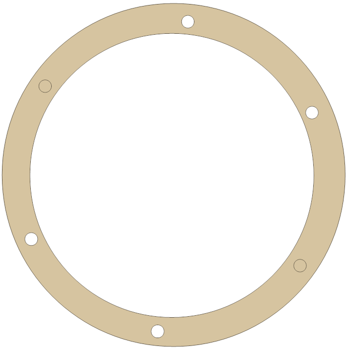 Triumph 650 5 gasket outline