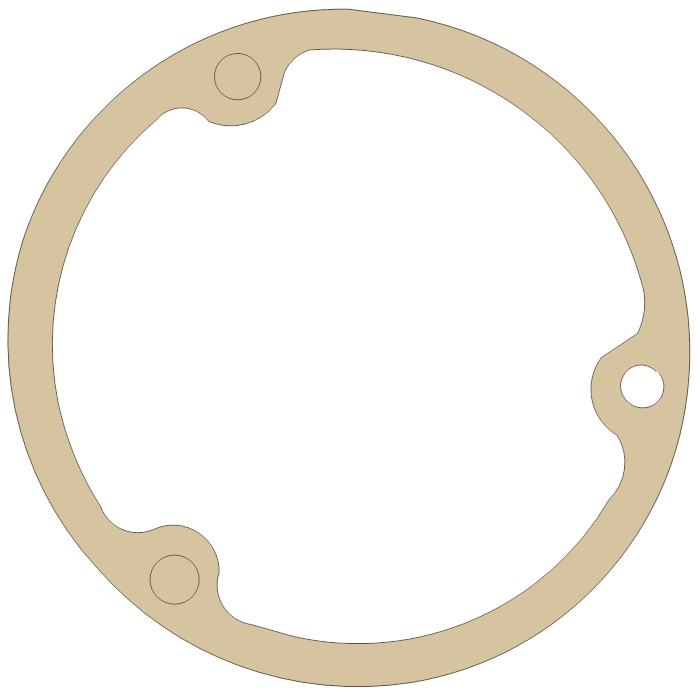 Triumph 650 8 gasket outline