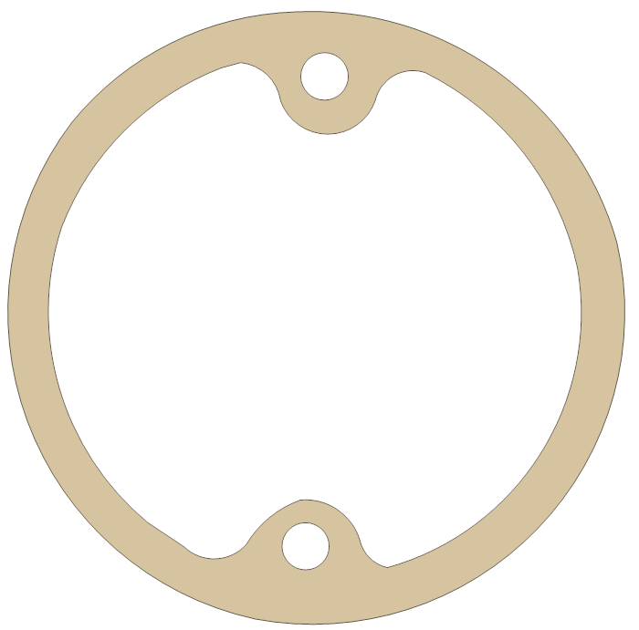 Triumph 650 9 gasket outline