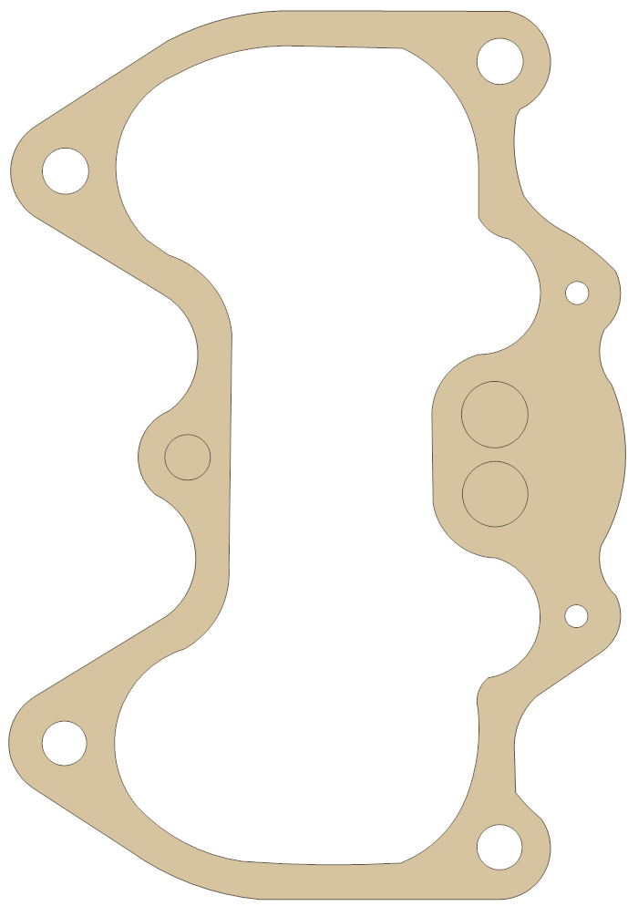 Triumph 650 14 gasket outline