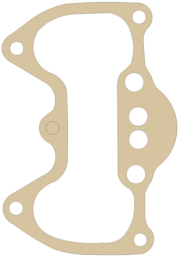 Triumph 650 15 gasket outline