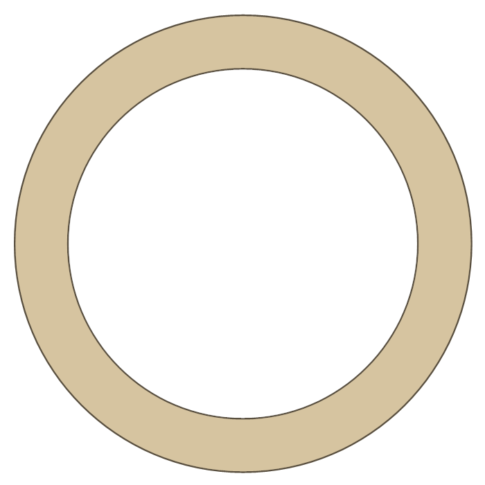 Triumph V.C. Cap gasket outline, OEM 70-3751, B material
