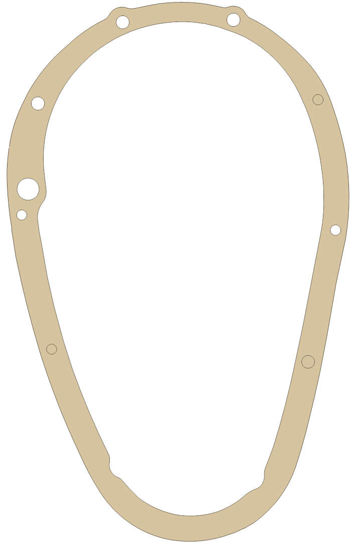Triumph TR7 Primary gasket outline