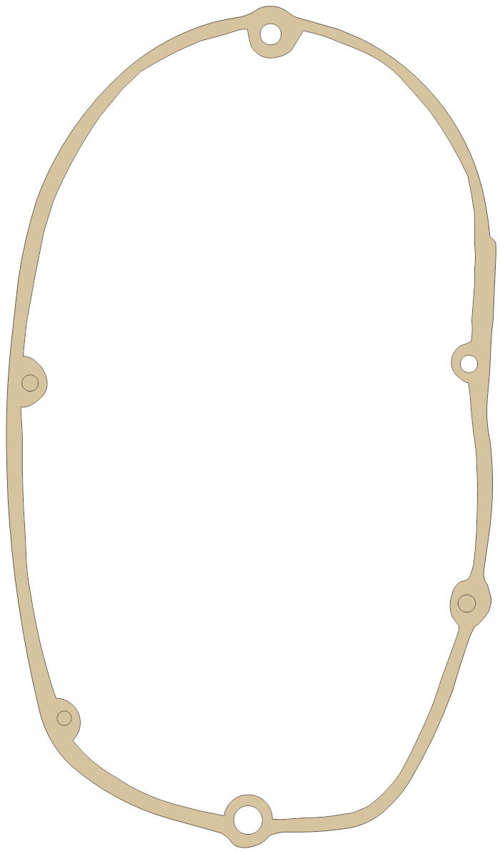 Montessa Cota Cover gasket outline