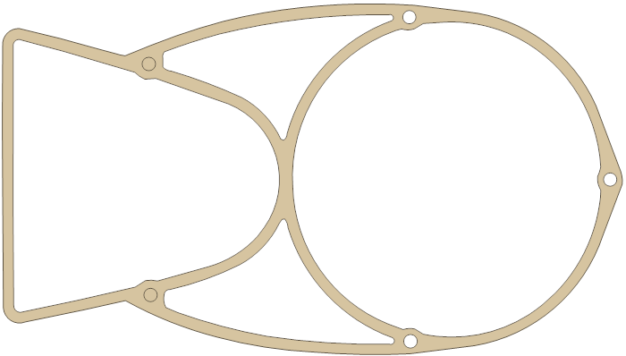 Husqvarna Set 1 gasket outline