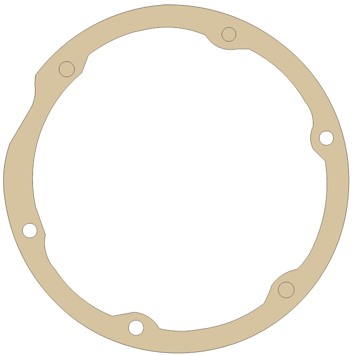 Harley Davidson Rachet gasket outline, OEM 34552-52, A material